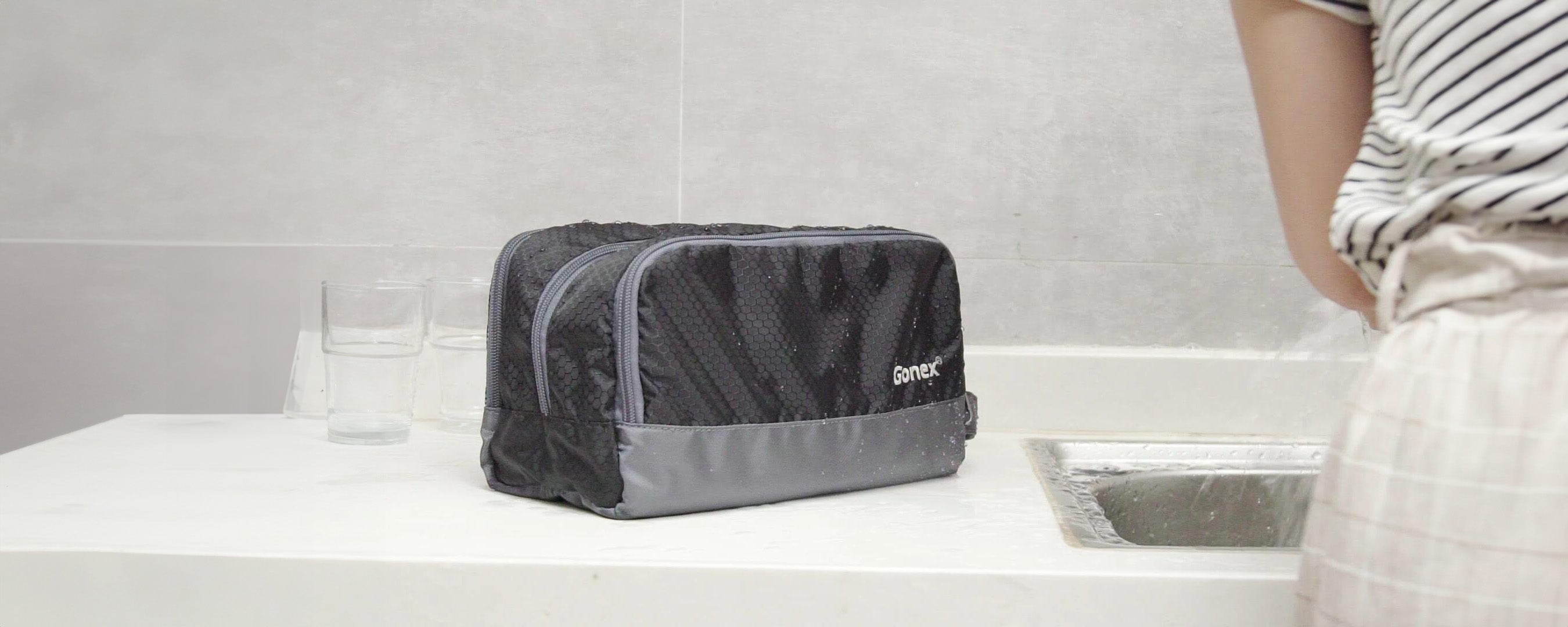 Gonex Dopp Kit Shaving Bag Toiletry Organizer