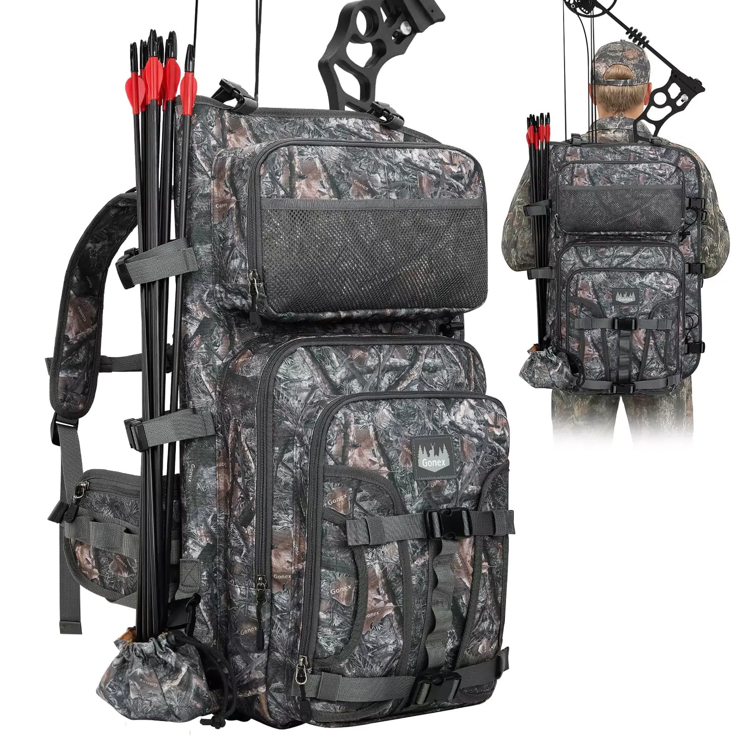 Camco grey archery backpack