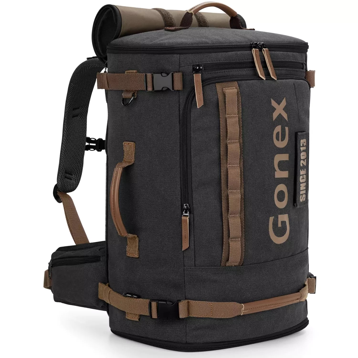 Gonex canvas travel backpack
