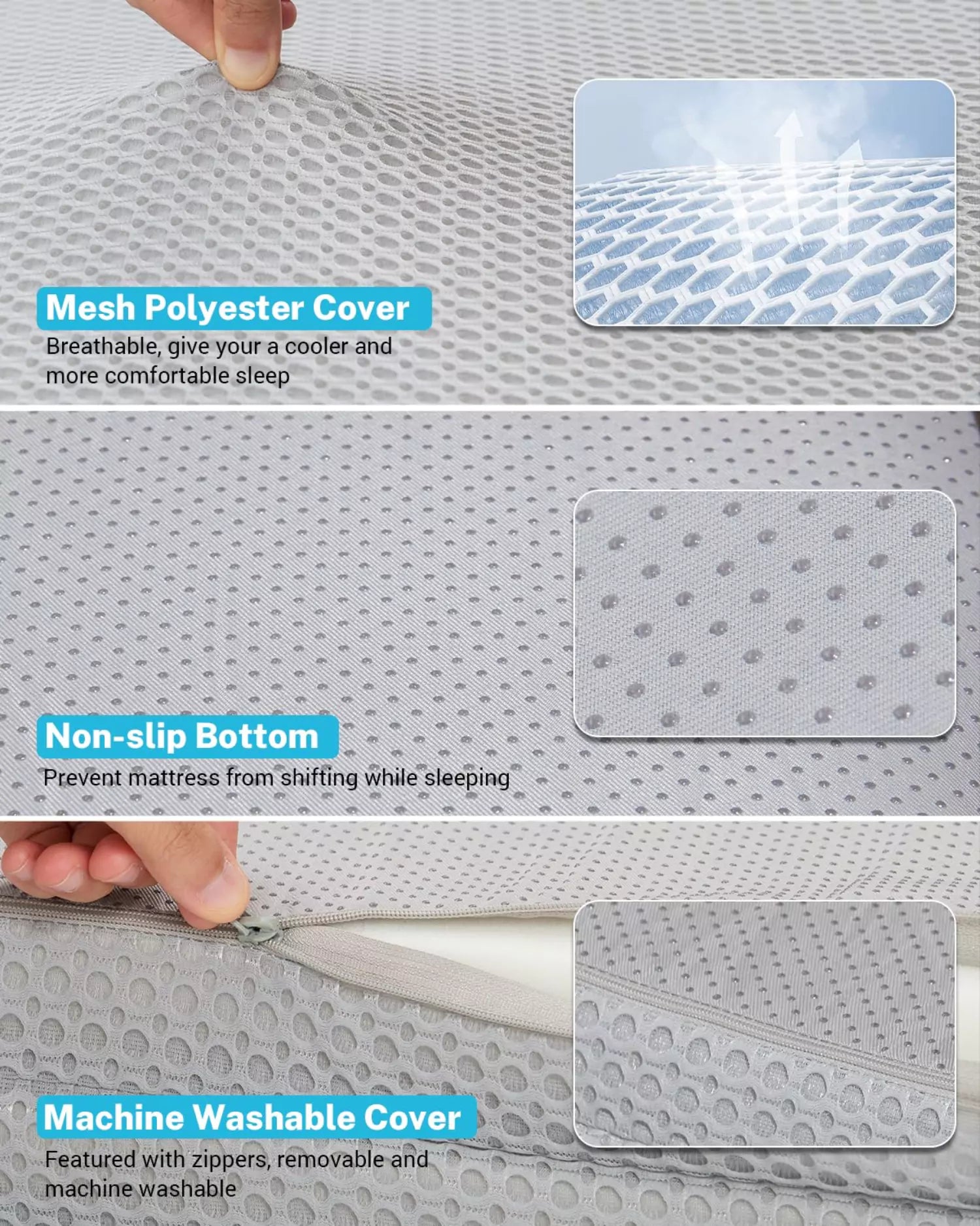 Gonex cool mattress topper