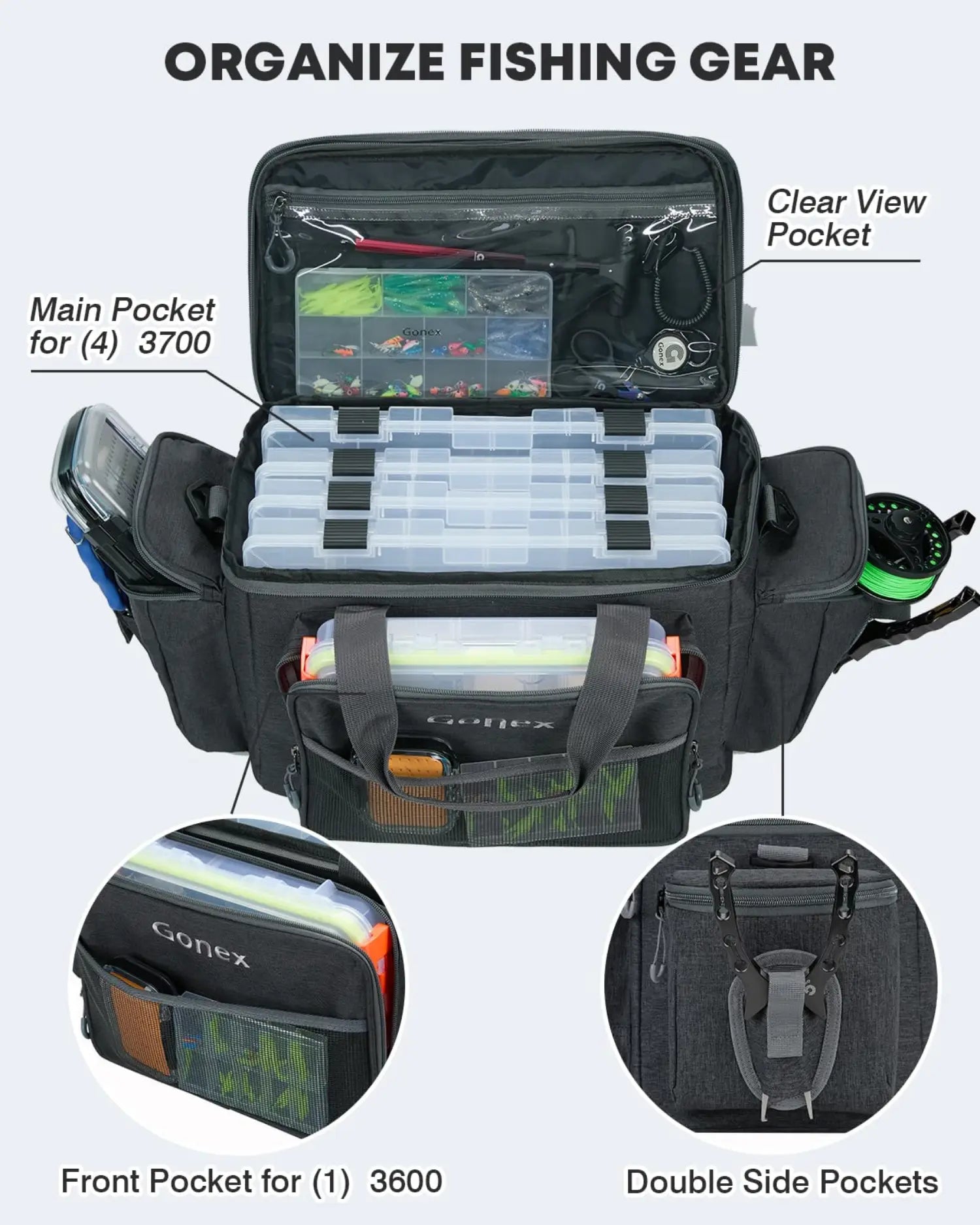 Organize fishing gear