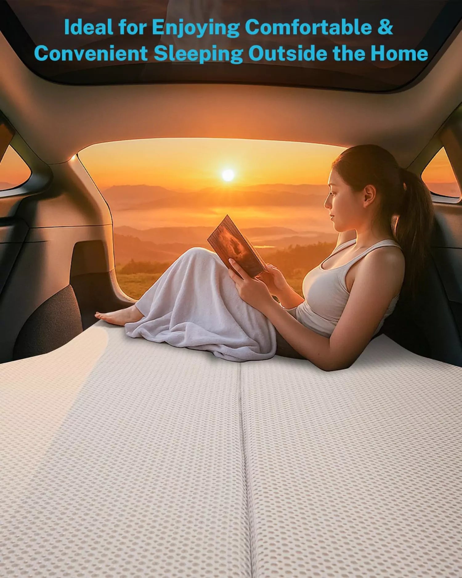 Foam mattress ideal for tesla model y and model 3