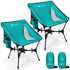 Gonex folding portable camping chair lake green 2 pcs