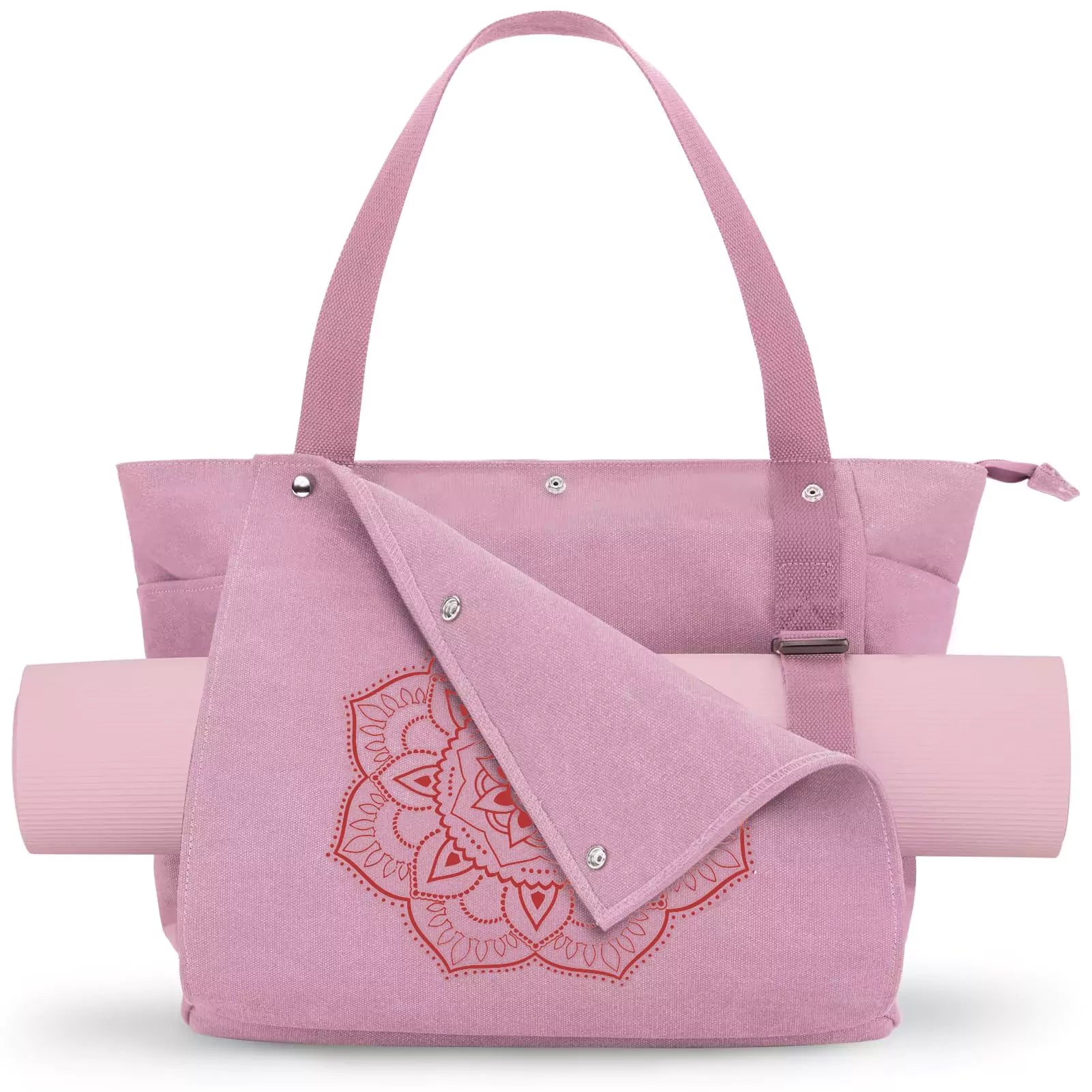 Gonex large mat bag for yoga pink