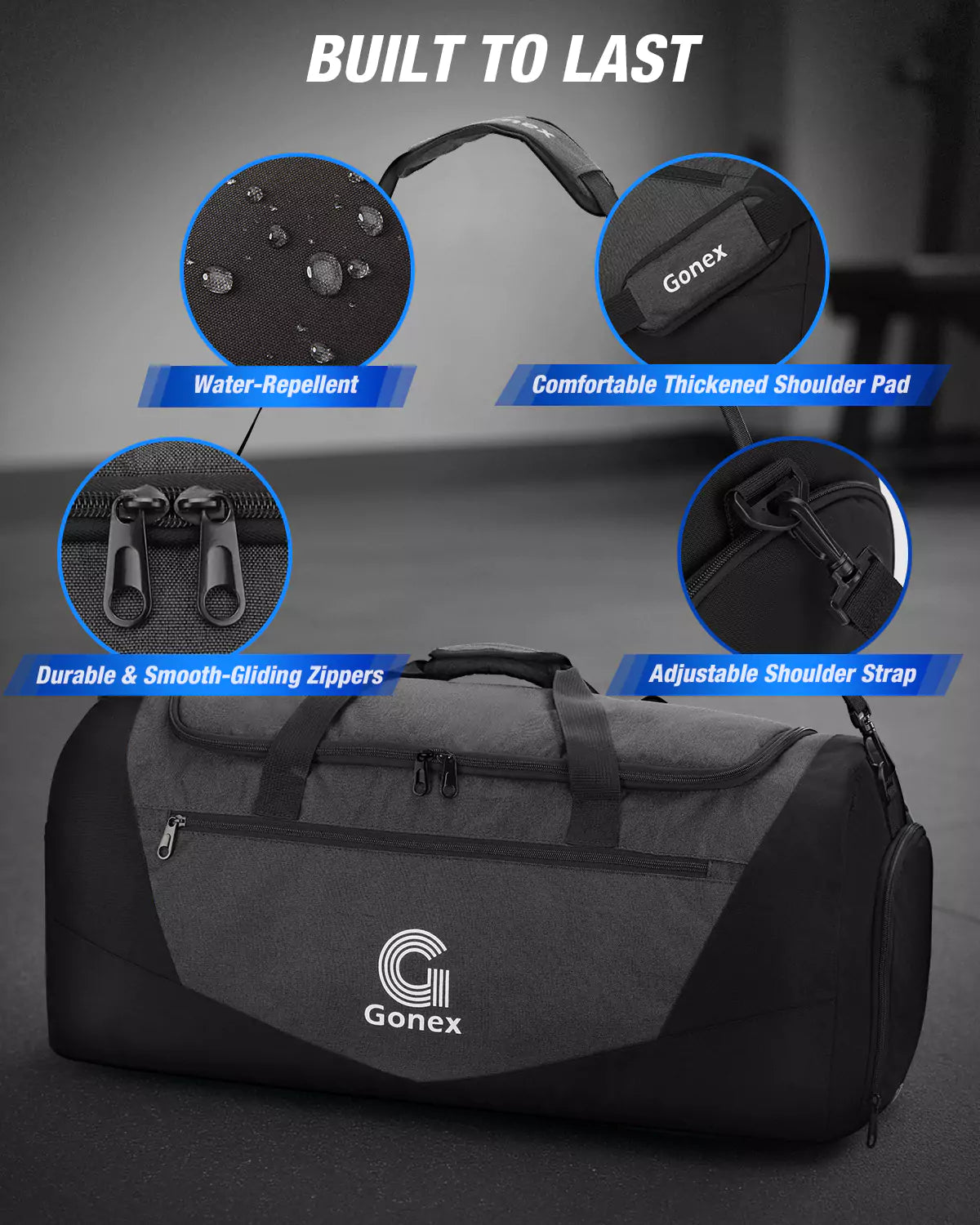 Built to last gym bags for men