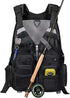 Gonex fishing vest for men black