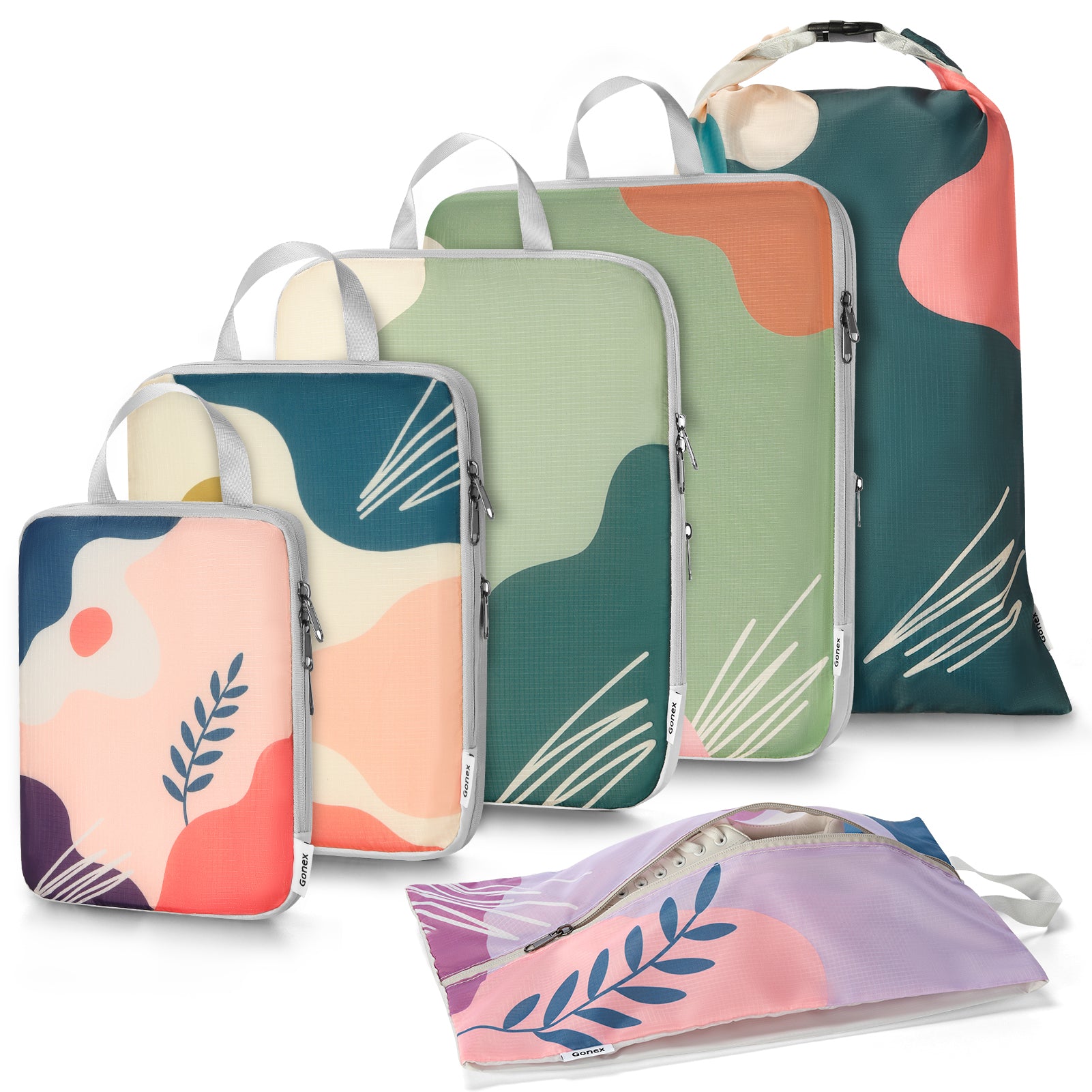 Minimalist Illustration Compression Packing Cubes