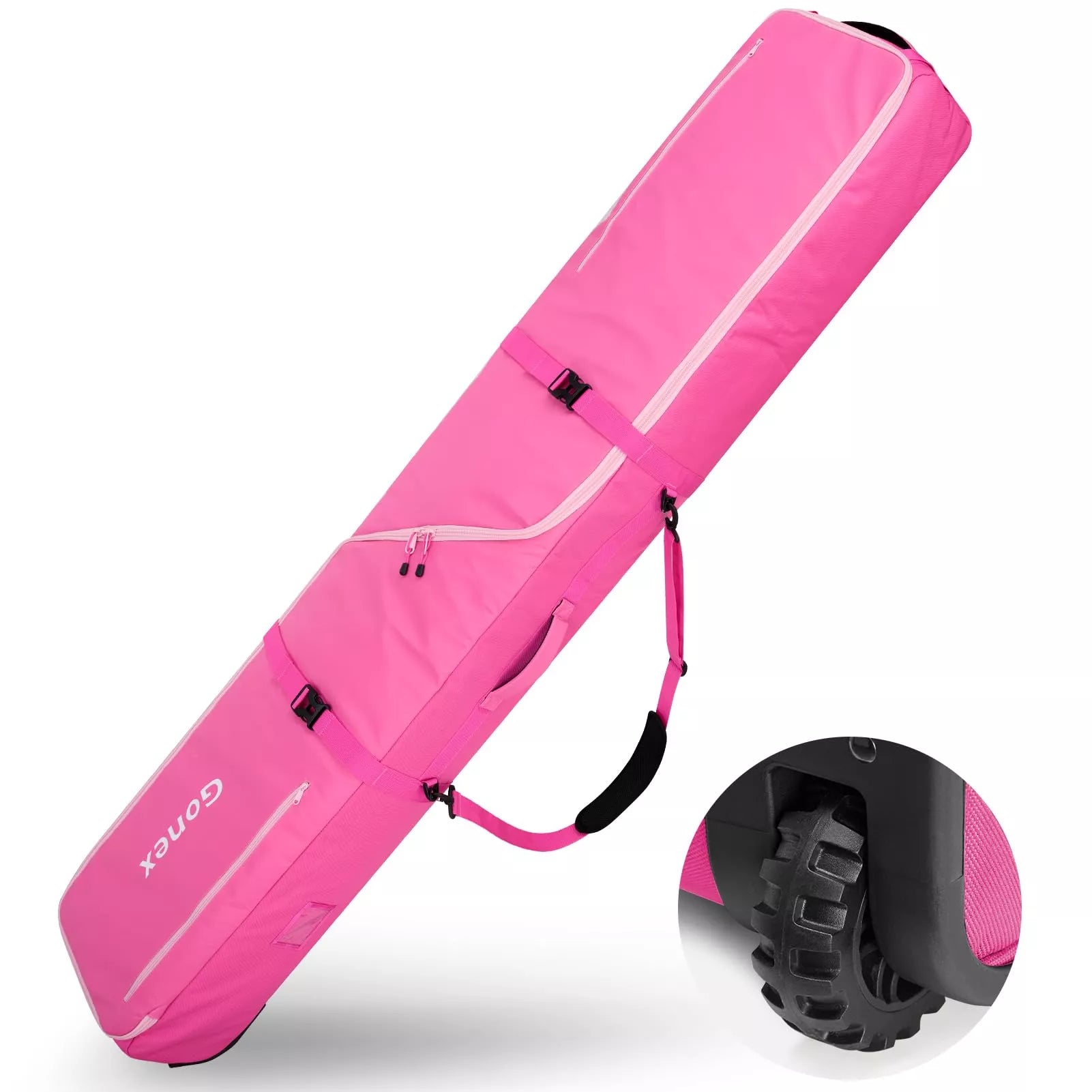 Gonex snowboard carry bag pink