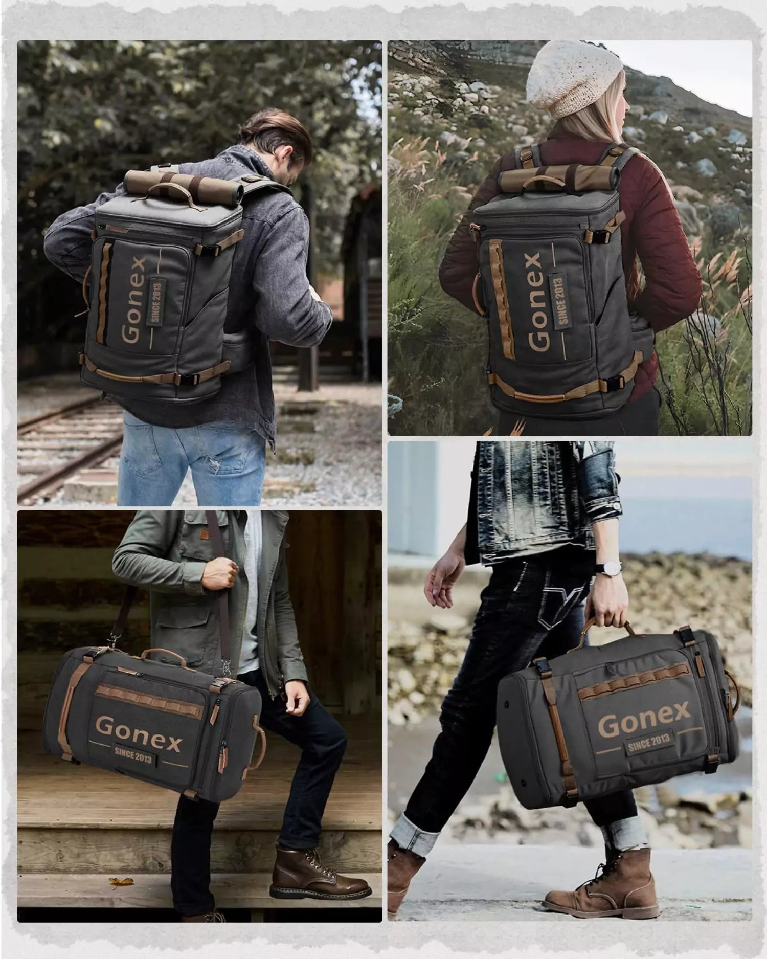 Gonex travel carry on bag