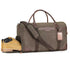 Gonex waxed canvas duffle bag army green