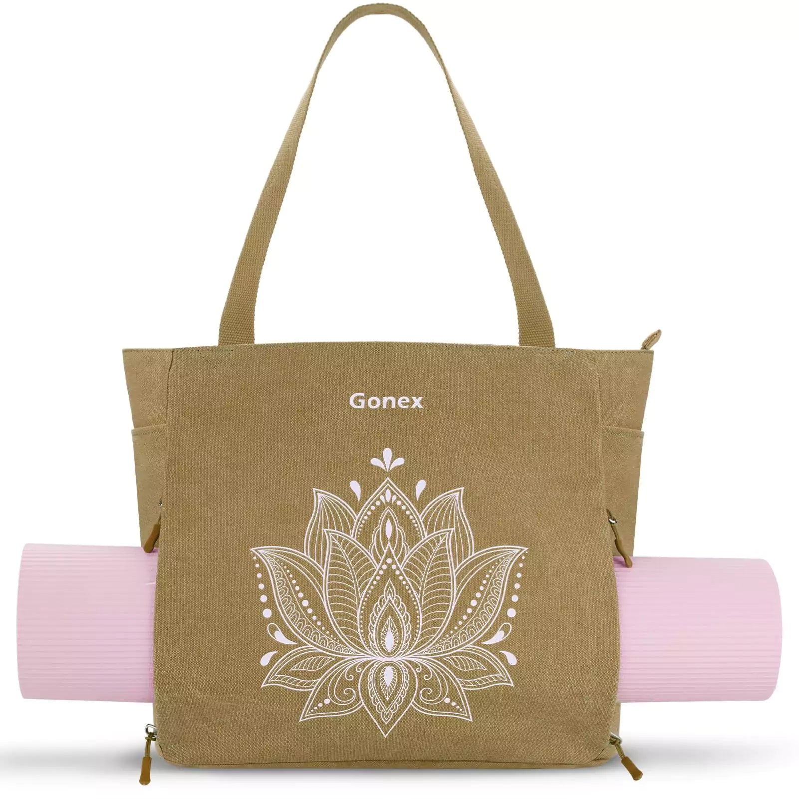 Gonex yoga mat carrier khaki
