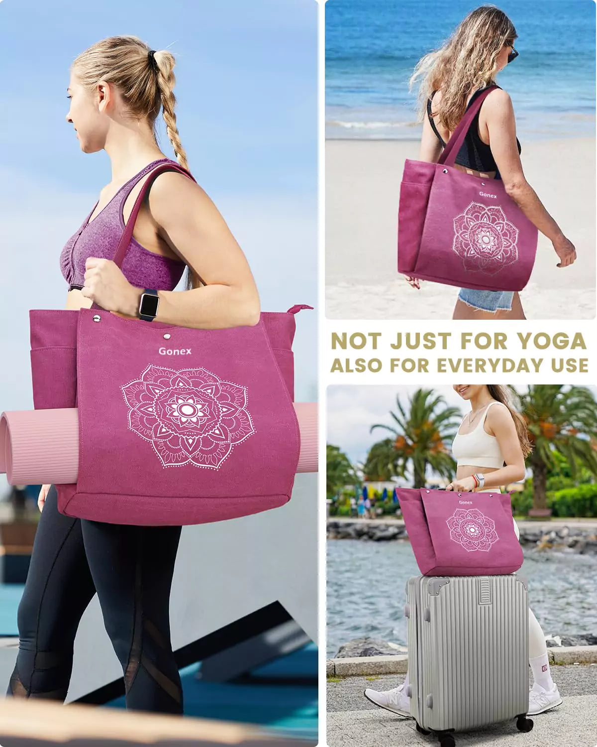 Yoga mat holder for every scenes