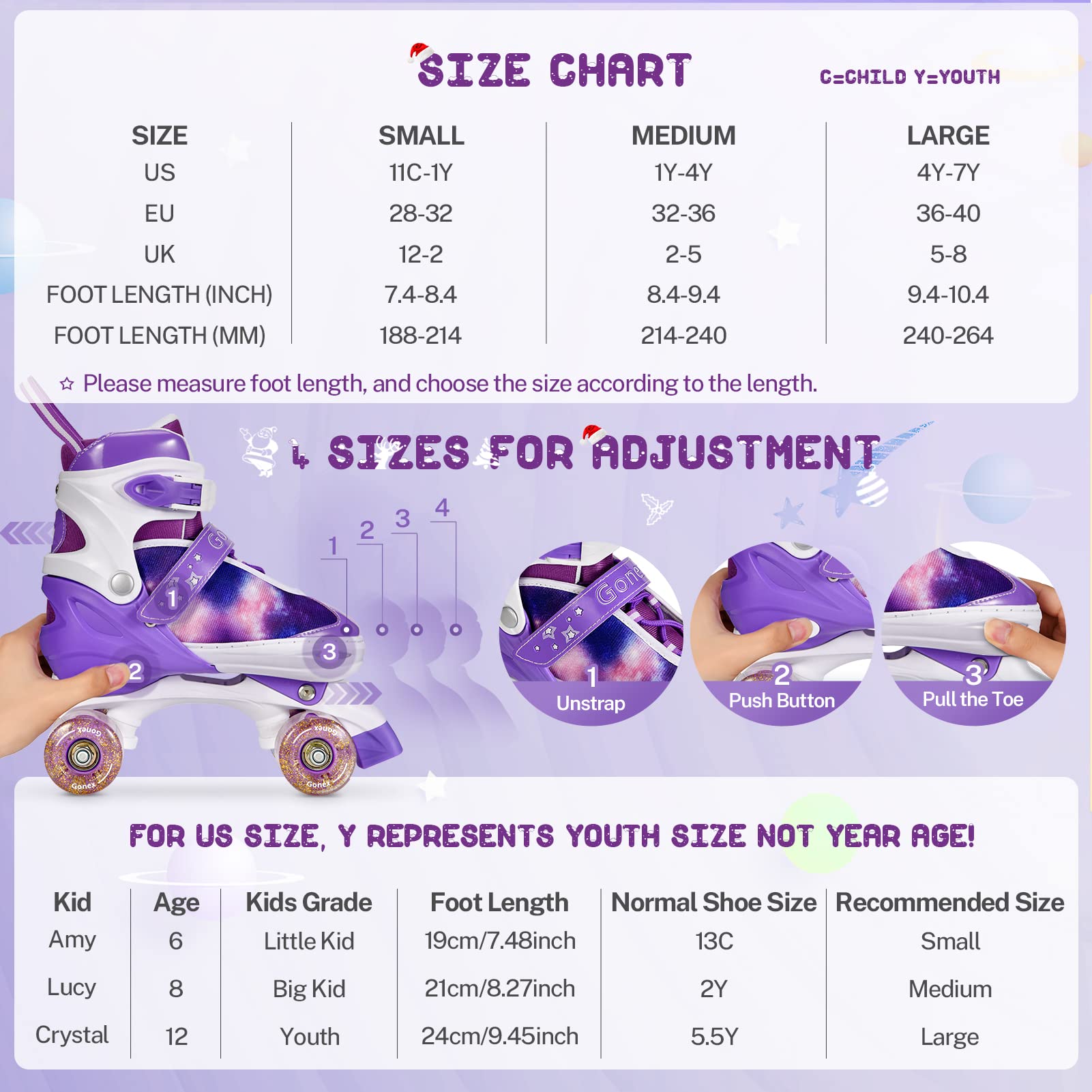 adjustable roller skates