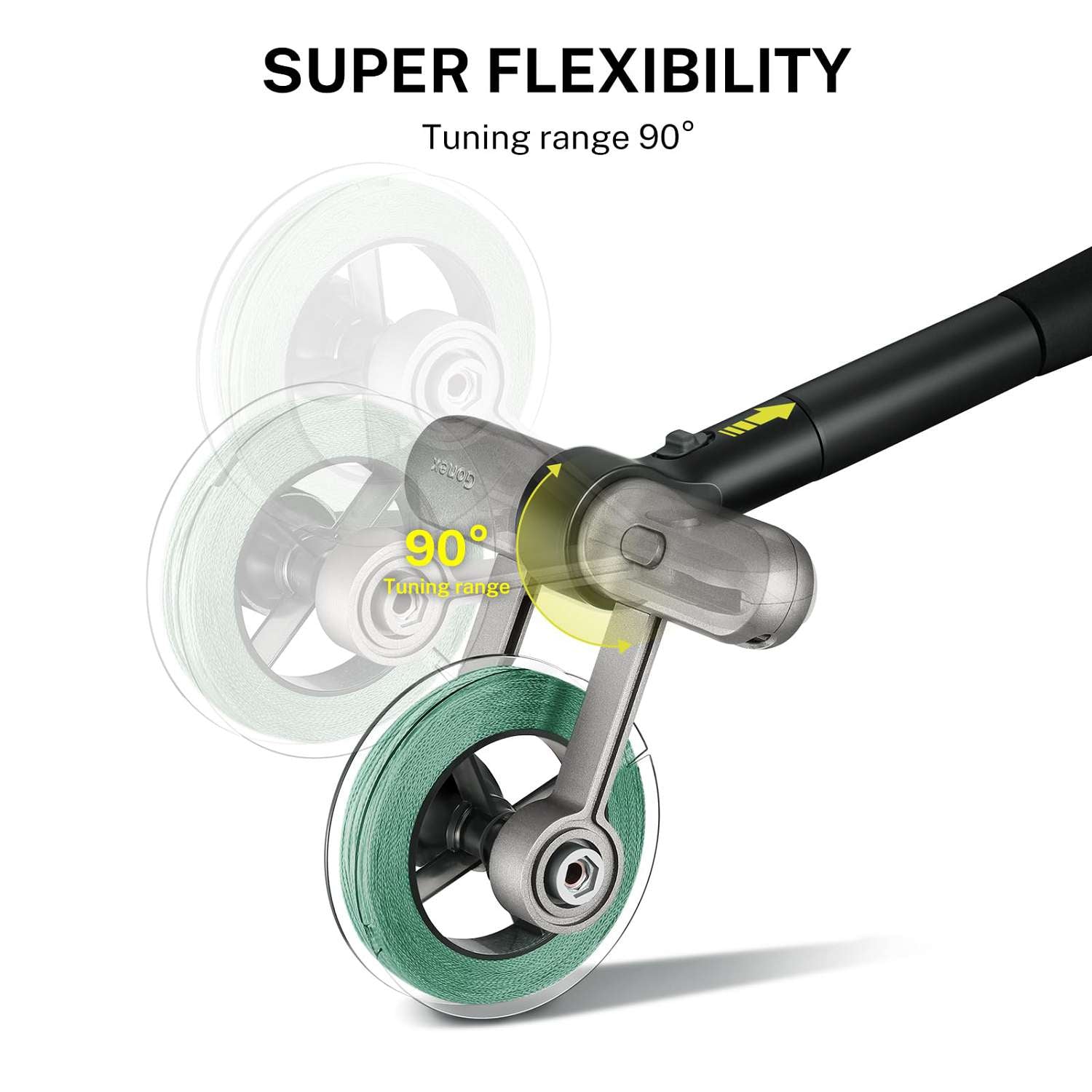 fishing line spooler with unwinding function