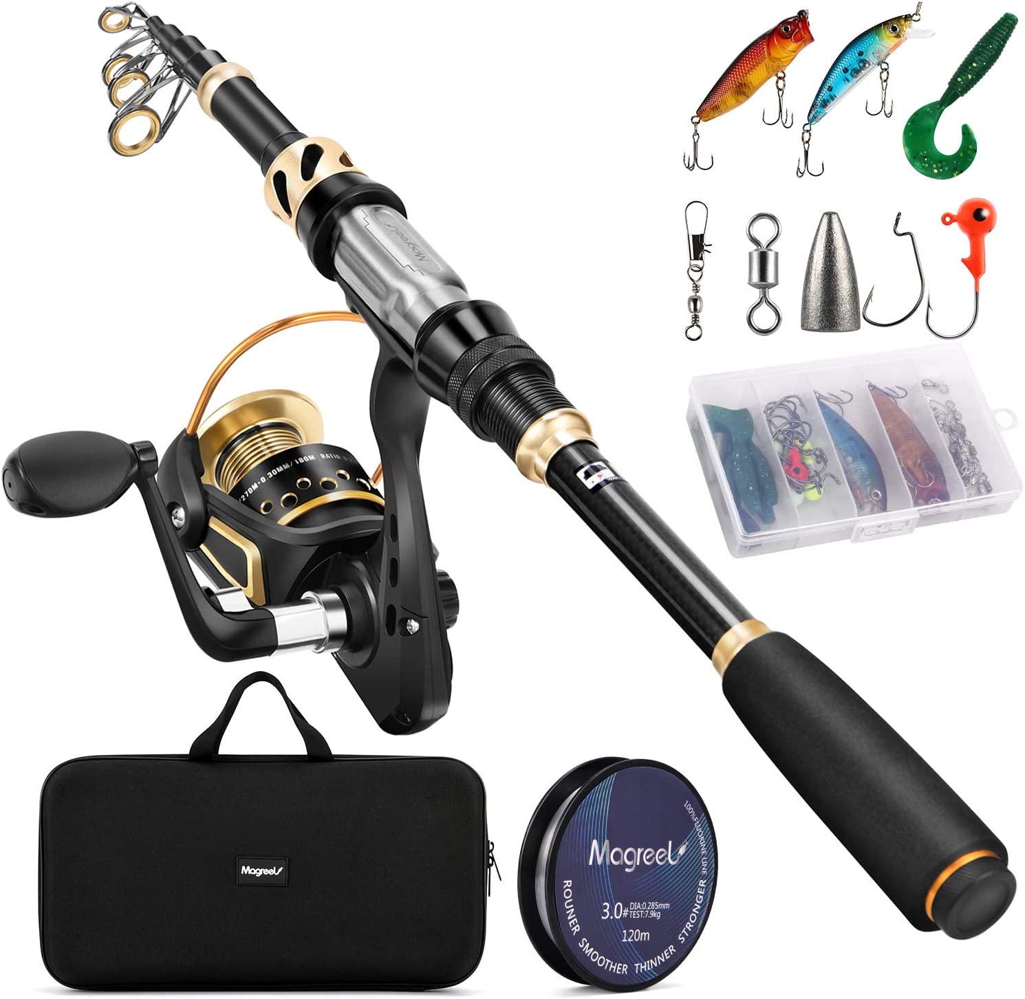 fishing rod and reel combo