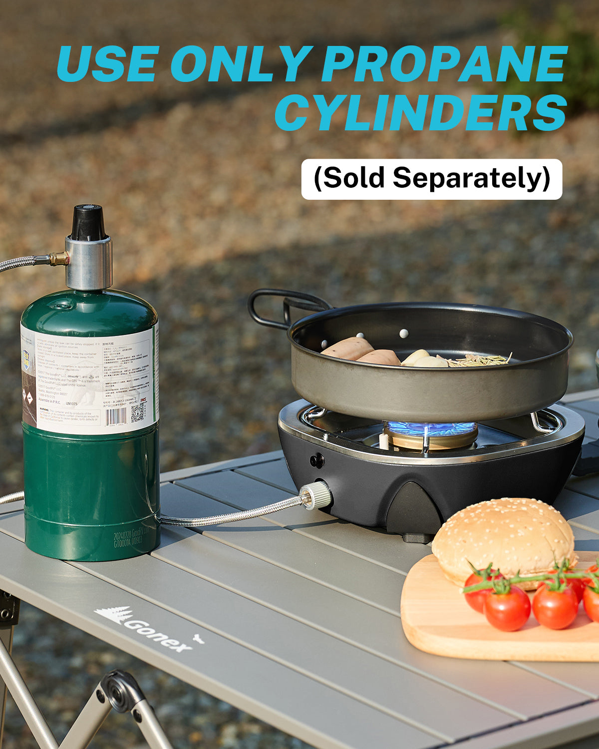 Gonex 20,000 BTU Portable Double Burner Camping Stove