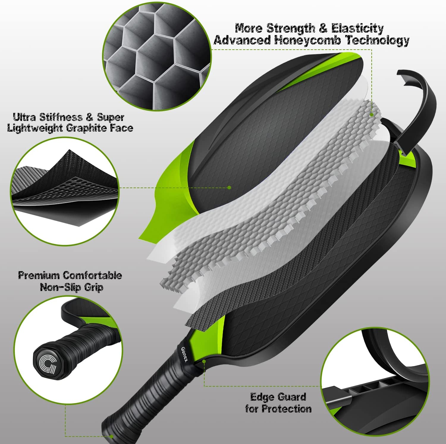 graphite pickleball paddles