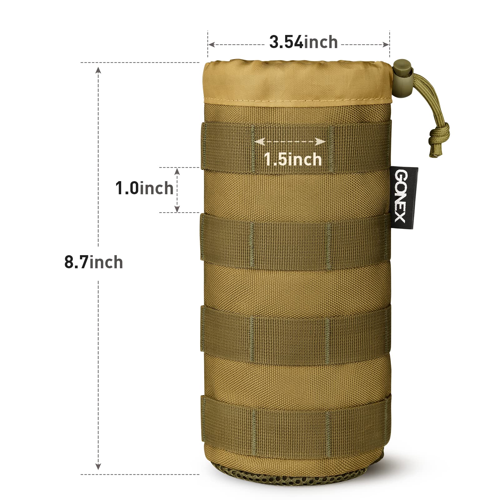gym water bottle pouch