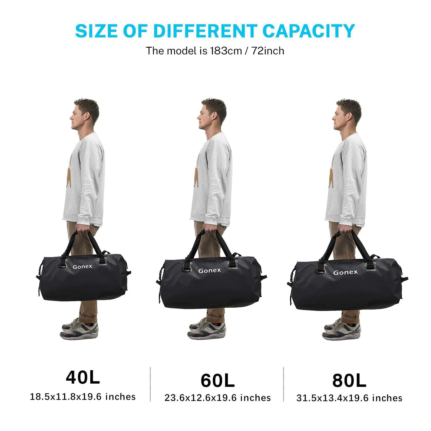men‘s overnight duffle bag
