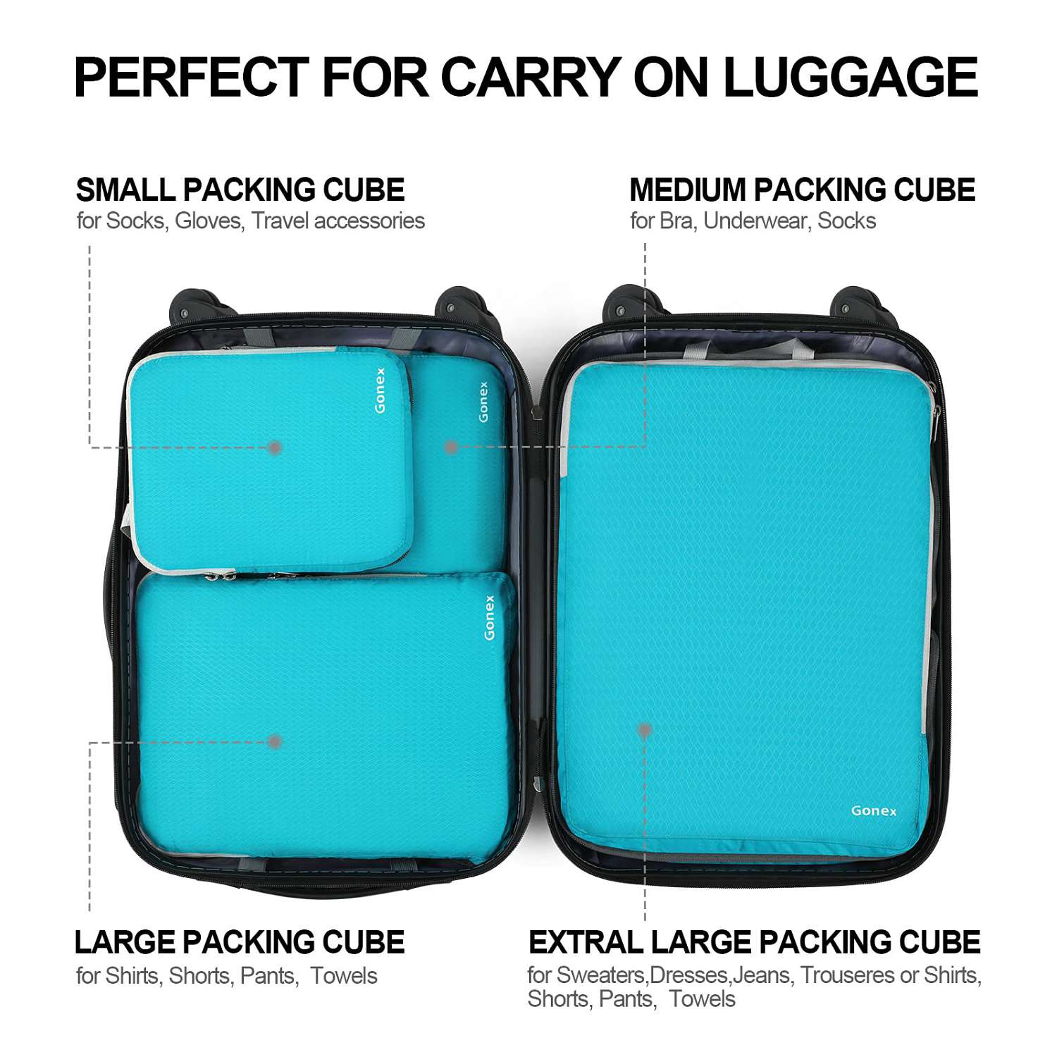 packing cubes for travel