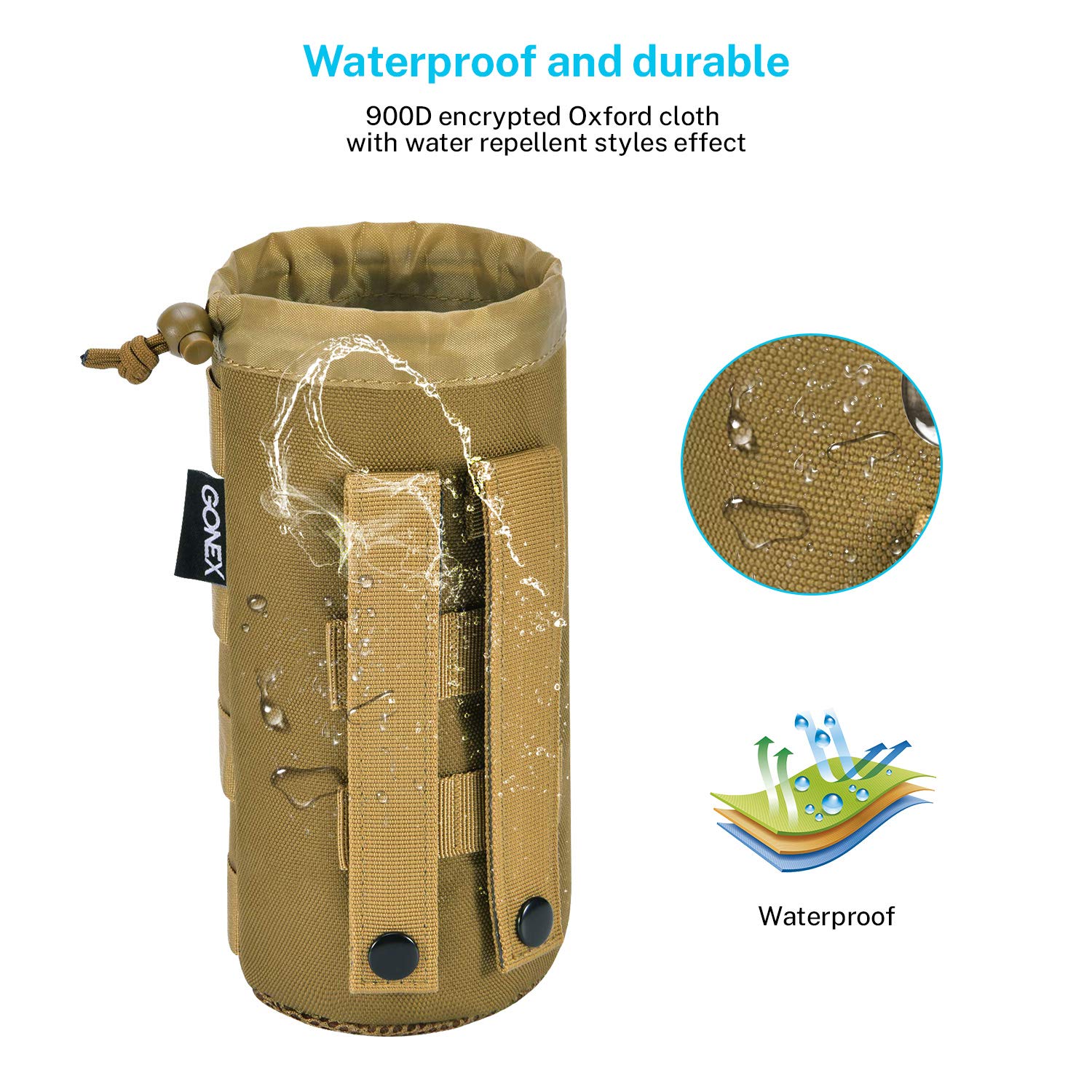 water bottle belt pouch