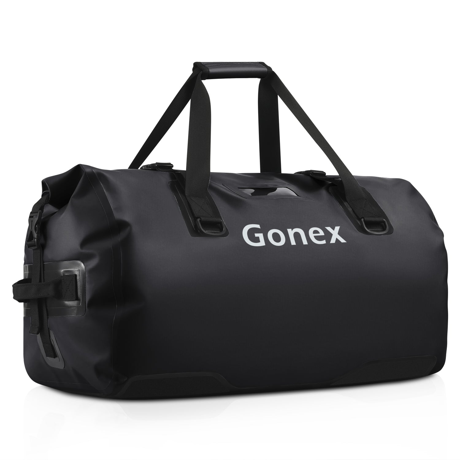  Gonex 60L Extra Large Waterproof Duffle Travel Dry Duffel Bag  Heavy Duty Bag with Durable Straps & Handles for Kayaking Paddleboarding  Boating Rafting Fishing Black : Sports & Outdoors