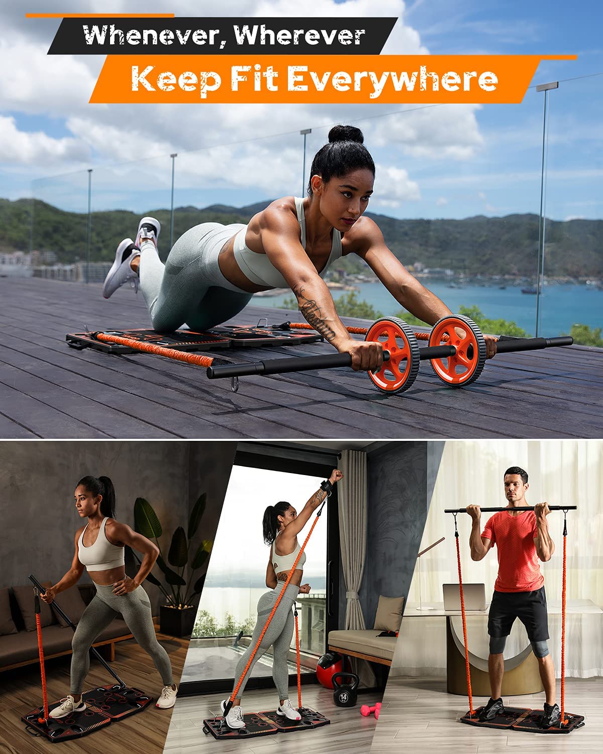 Gonex Portable Home Gym Workout Equipment