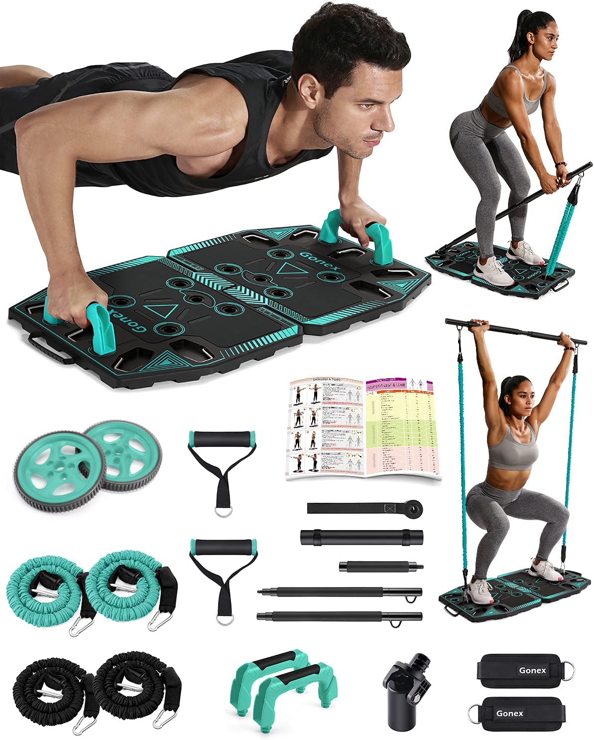 Basic Exercise Training Equipment Gonex Portable Home Gym Workout