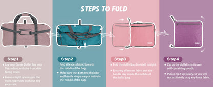 Gonex Foldable Lightweight Duffle Bag with Multi-Pocket 60L/80L/100L/150L