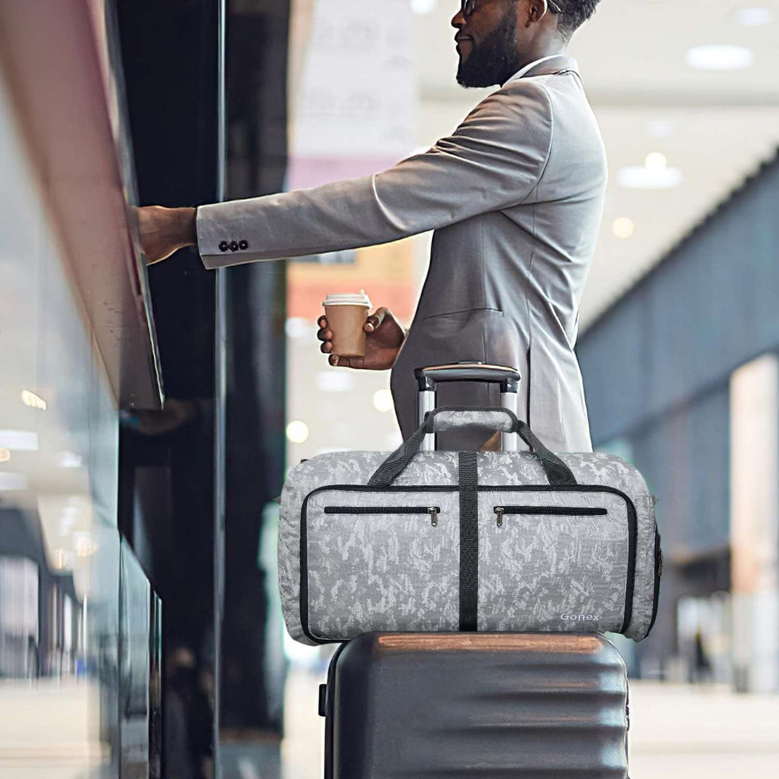 Gonex Foldable Duffel Bag For Traveling NEW Gonex 60L Large