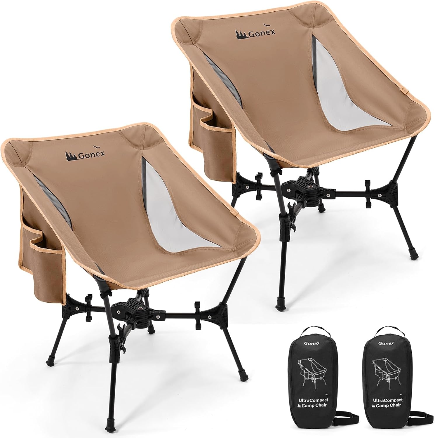 Gonex Portable Camping Chair | Supports 330lbs Folding Outdoor Chair