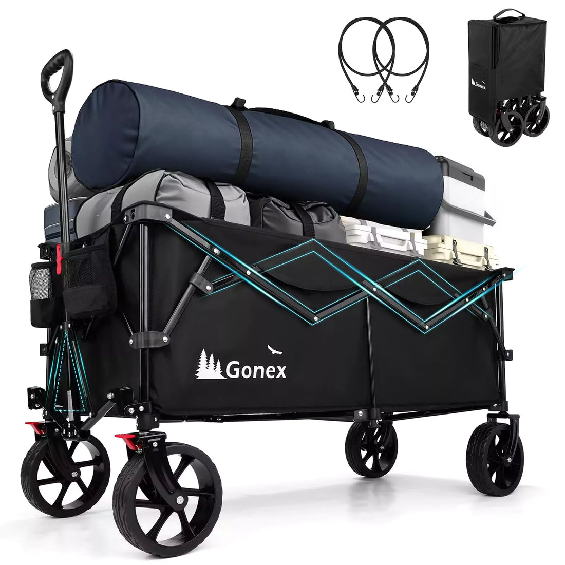 Gonex 48"L collapsible folding wagon