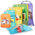 Gonex compression packing cubes 6 pcs with shoe bag and toiletry bag