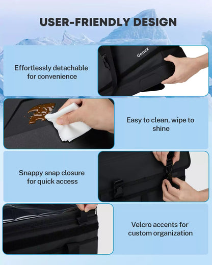 User-friendly design fishing bag