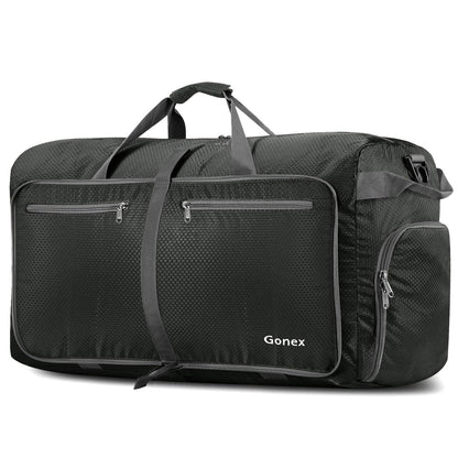 Foldable Travel Duffle Bag with Shoes Compartment