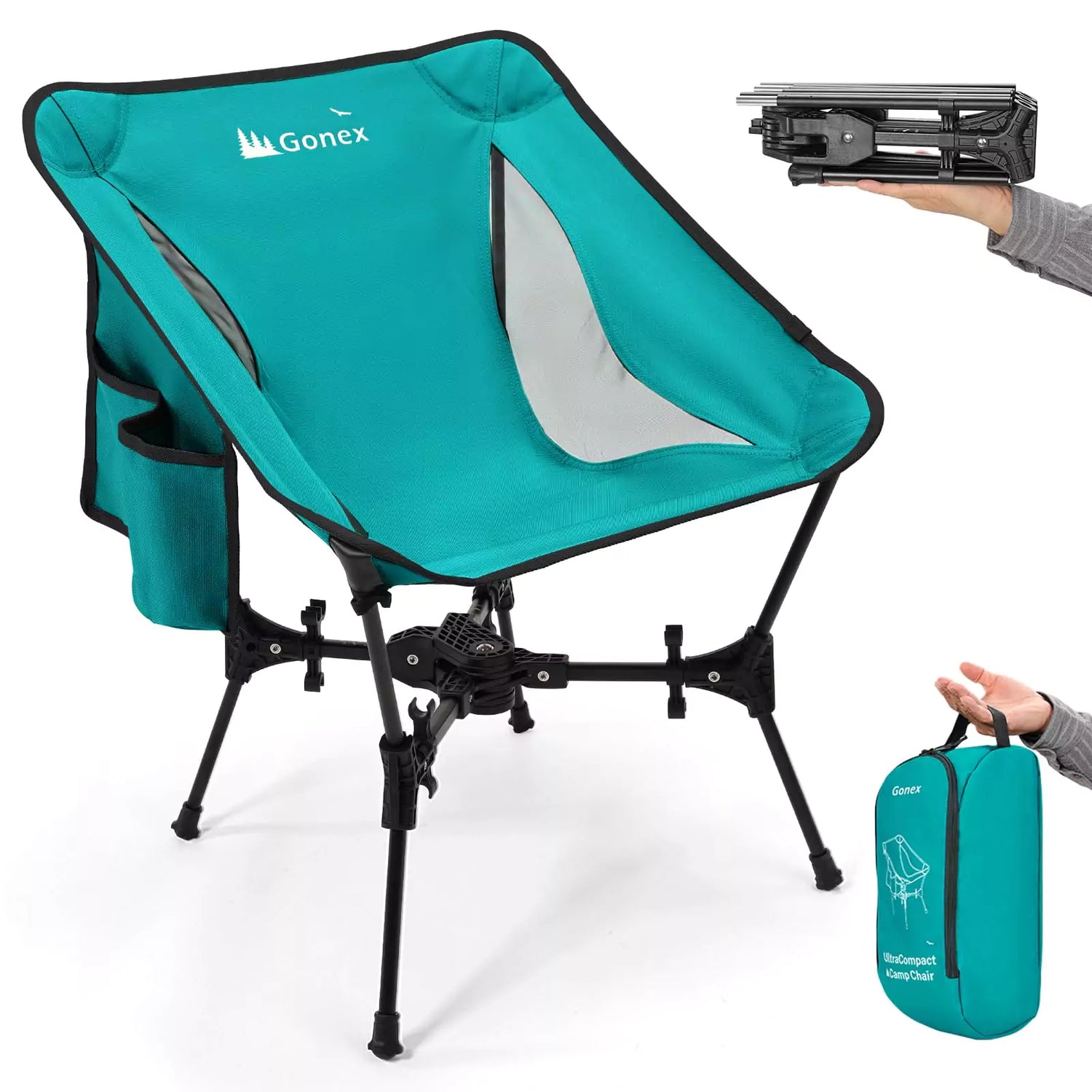 Gonex Portable Camping Chair | Supports 330lbs Folding Outdoor Chair Gonex Portable Camping Chair | Supports 330lbs Folding Outdoor Chair