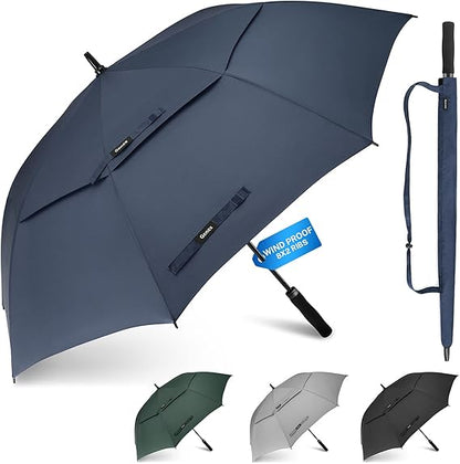 Gonex 68-Inch / 72-Inch Windproof Double-Rib Golf Umbrella