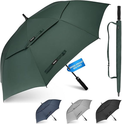 Gonex 68-Inch / 72-Inch Windproof Double-Rib Golf Umbrella