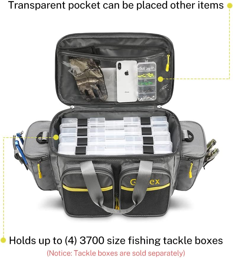 Multifunctional Waterproof Fishing Bag Fishing Tackle Bag Fishing Shoulder  Bag Fishing Reel Lure Tackle Bag