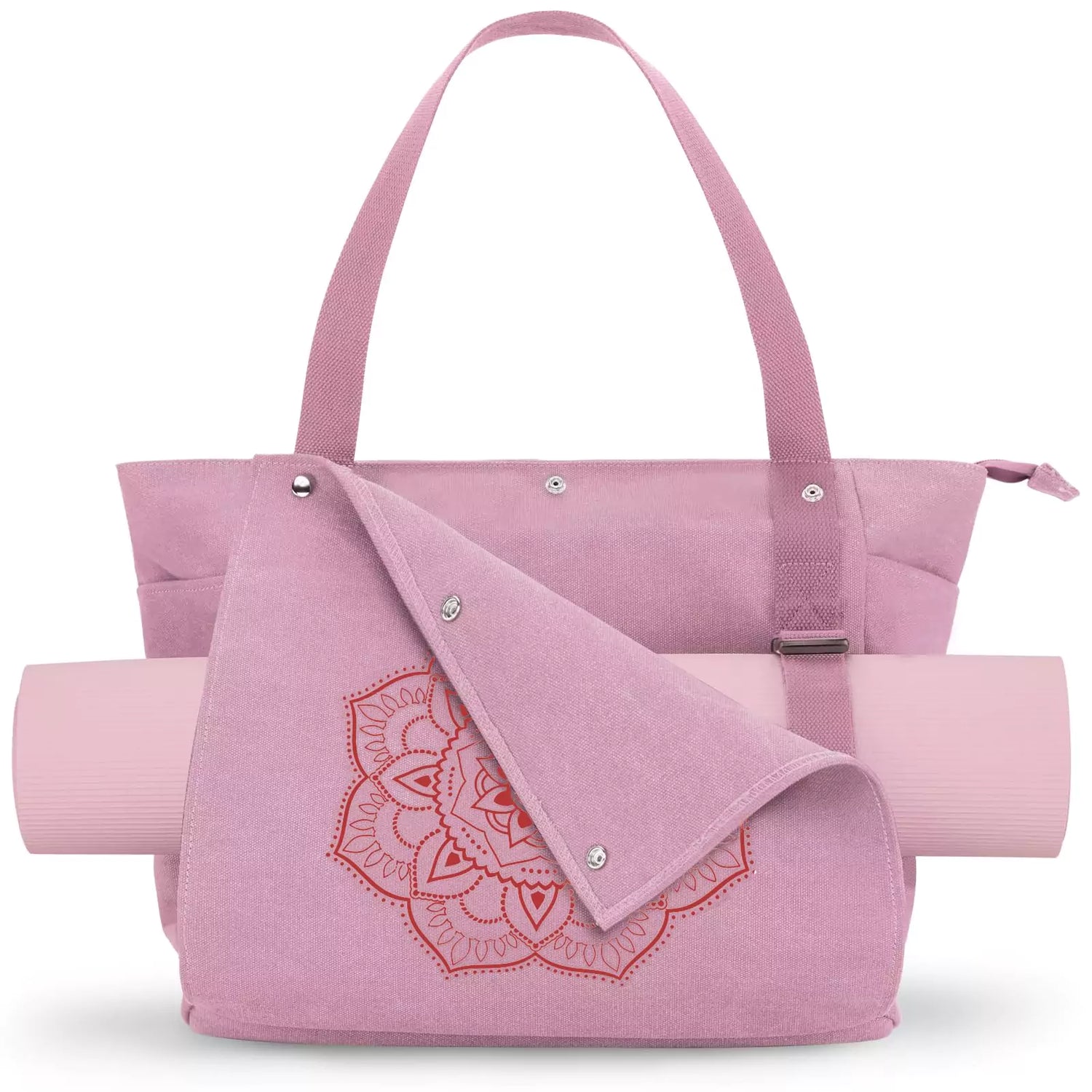 Gonex large mat bag for yoga pink