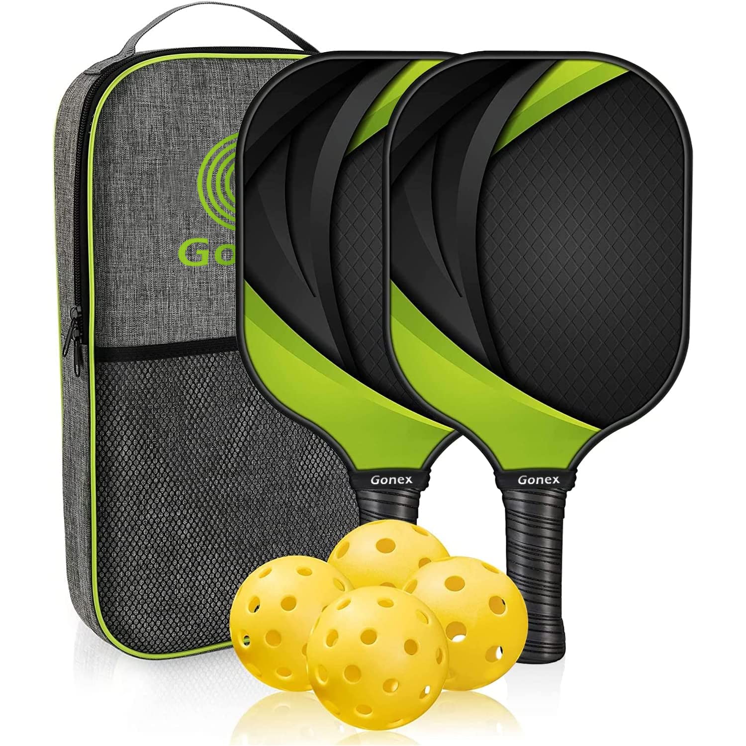 Pickleball Rackets Generic Gonex Pickleball Rackets Set of 2 | Best Graphite Pickleball Paddles