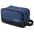 Gonex travel toiletry bag check pattern blue
