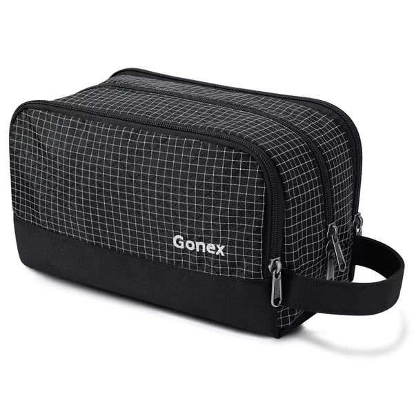 gonex travel hanging toiletry bag Gonex Checkered Travel Toiletry Bag