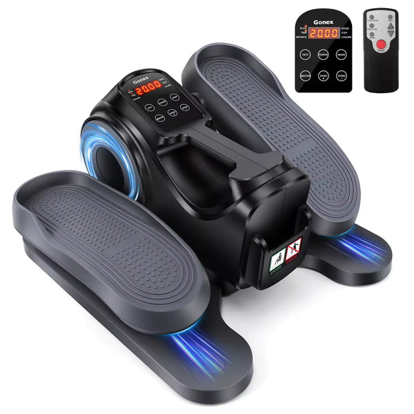 under desk pedals Gonex Under Desk Elliptical Trainer with Remote Control 10 Speed Level