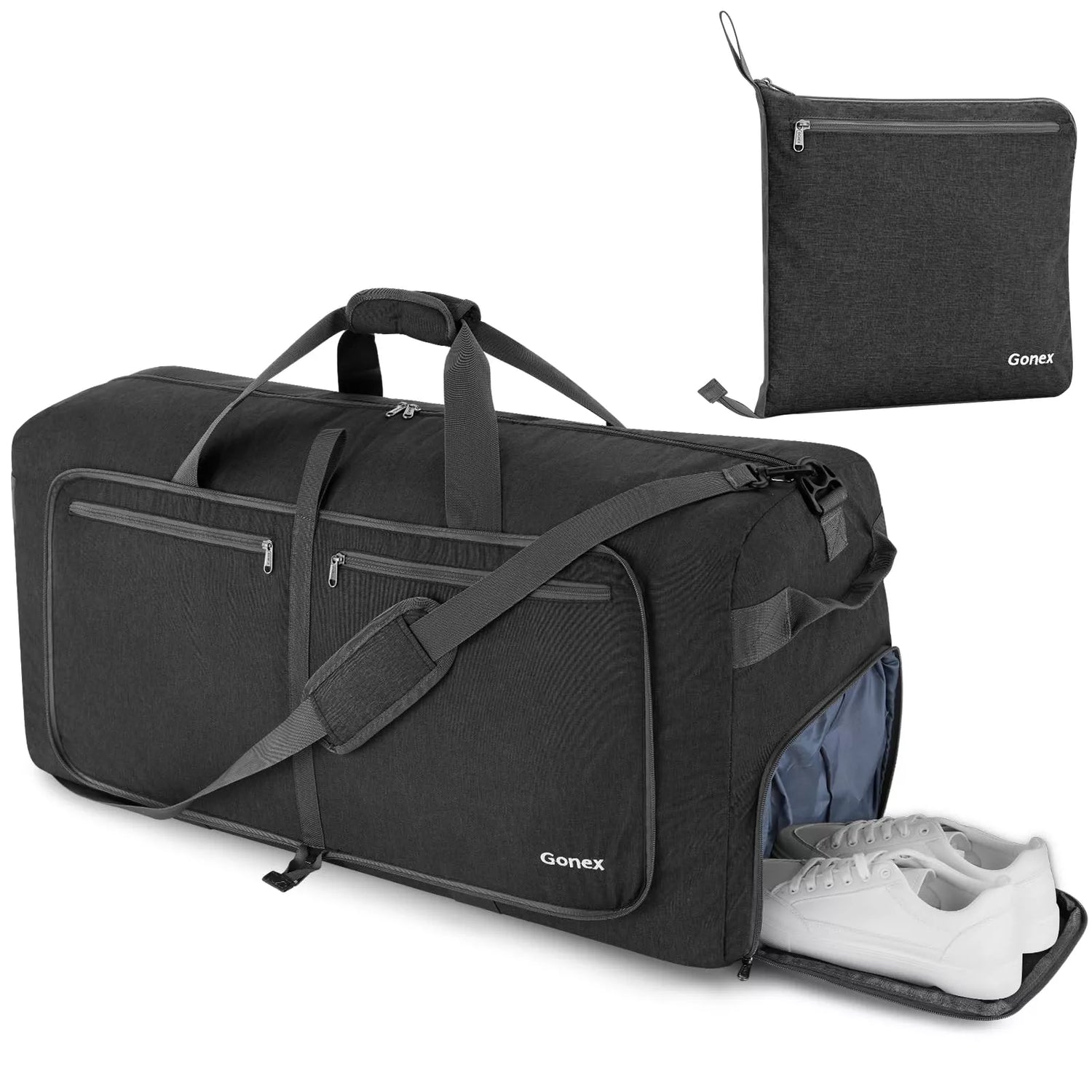 compact travel duffel bag Pakt One and everything in between Gonex Foldable Lightweight Duffle Bag