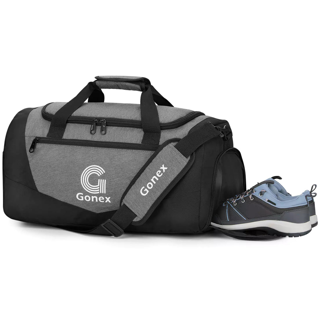 Gonex gym bag with shore compartment