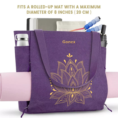 Capacity of gonex yoga mat carry bag