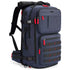 Gonex nylon carry on backpack blue