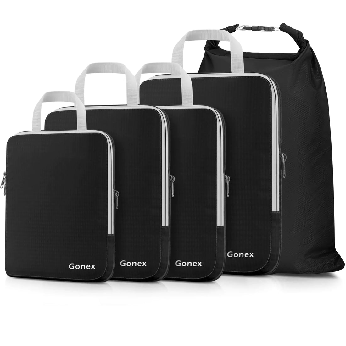 Gonex packing cube with laundry bag set