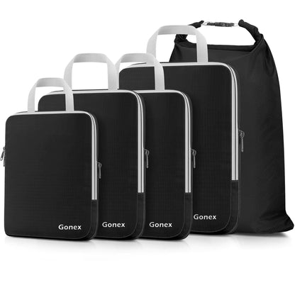 Gonex packing cube with laundry bag set